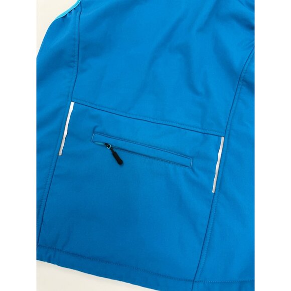 Little Donkey Andy Womens Softshell Vest Blue M Lightweight Windproof Water-Resi - Picture 7 of 14